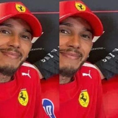 Kim Kardashian e Lewis Hamilton são flagrados aos beijos pela primeira vez