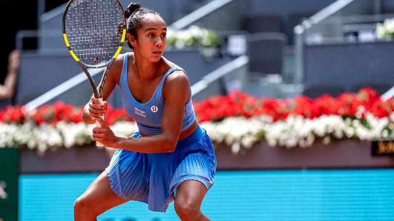 Leylah Fernandez no WTA 1000 de Madri em 2026