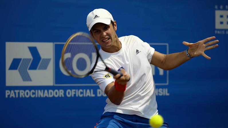 Tiago Fernandes foi campeão do Australian Open Juvenil aos 17 anos — Foto: Cristiano Andujar
