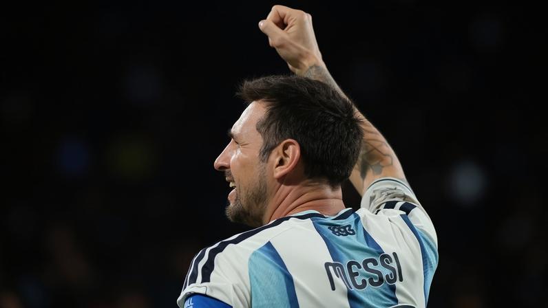 Lionel Messi fez três gols na estreia da Copa 2026