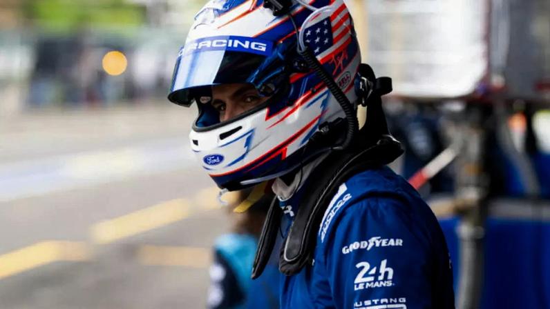 Logan Sargeant durante a atual temporada do Mundial de Endurance (WEC)