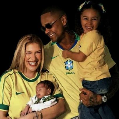 Lore Improta e Léo Santana celebram mêsversário do filho em Arraiá da Copa