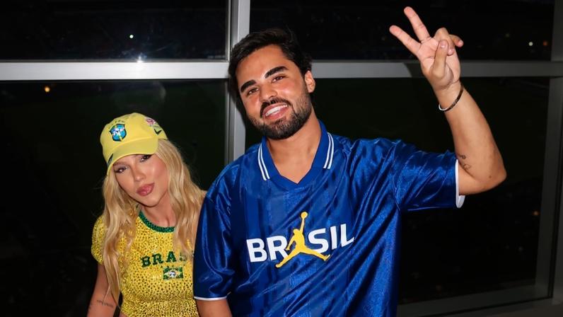 Lucas Guedez e Virginia Fonseca