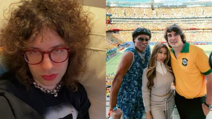 Lucas Jagger reclamou de segurança da rapper Nicki Minaj, que posou com Ronaldinho Gaúcho e o empresário Diego Fernandes no estádio