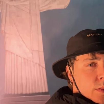 Vídeo de Lucas Vignale perto do Cristo horas antes do acidente no Rio
