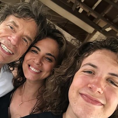 Luciana Gimenez homenageia Mick Jagger no Dia dos Pais dos EUA