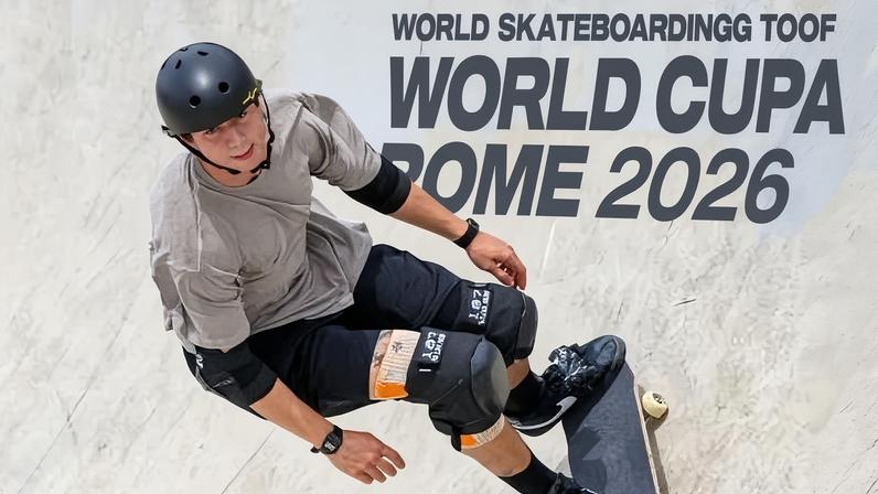 Luigi Cini foi melhor brasileiro no Mundial de Skate em Roma