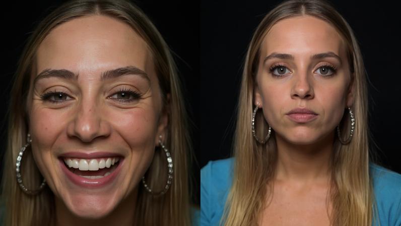 Luisa Périssé chegou a fazer exercícios faciais para eliminar problema