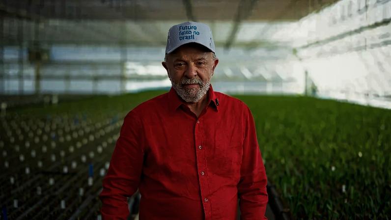 O presidente Luiz Inácio Lula da Silva durante visita às instalações e cerimônia de inauguração do Centro de Tecnologia e Inovação Agroindustrial, em Montes Claros (MG)