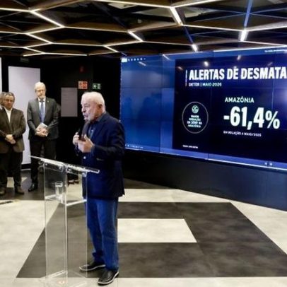 Desmatamento na Amazônia cai 61,4% e registra mínima histórica