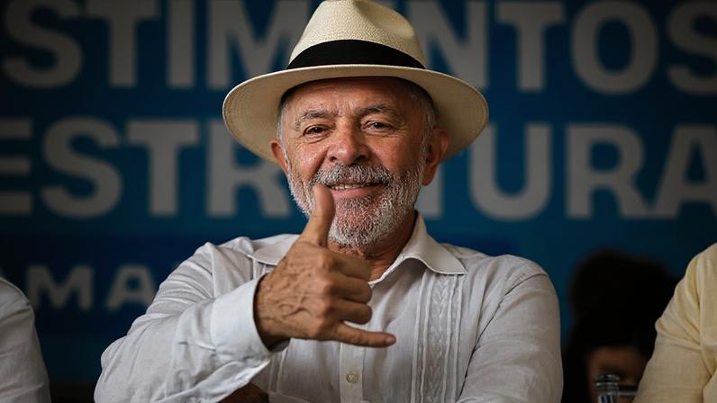 Na foto, o presidente da República e pré-candidato à reeleição, Luiz Inácio Lula da Silva