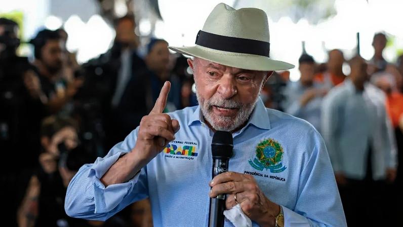 Presidente petista atribuiu ao senador a articulação pela nova sobretaxa de 25% dos EUA aos produtos brasileiros. (Foto: Ricardo Stuckert/Secom)