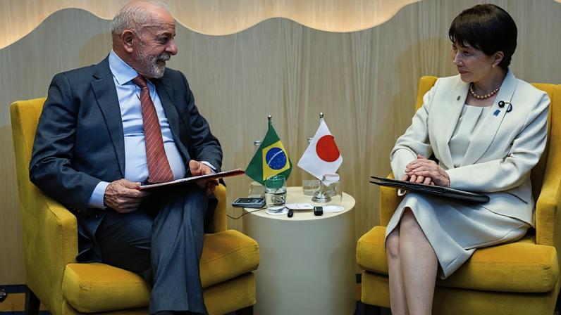 Lula e primeira-ministra japonesa discutem Mercosul-Japão