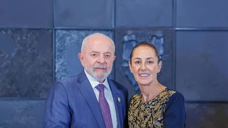 Lula e Sheinbaum discutem acordo de comércio entre Petrobras e Pemex