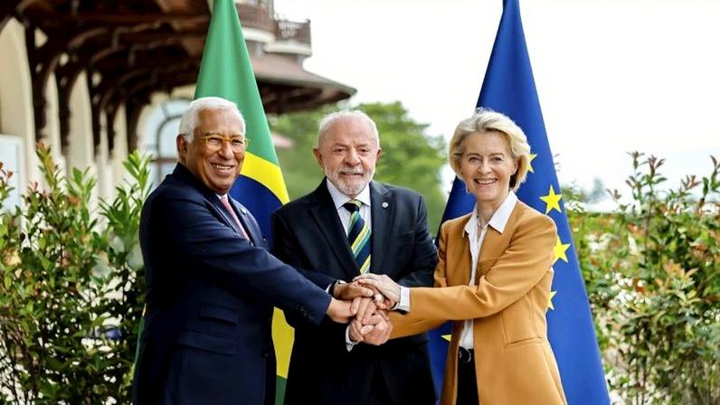 Lula se reúne com von der Leyen e Costa após veto à carne brasileira