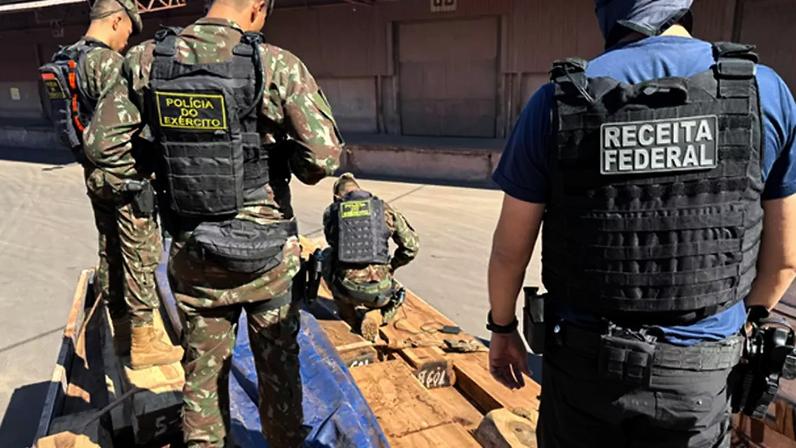 Caminhões com as madeiras suspeitas foram apreendidos no último domingo, 21