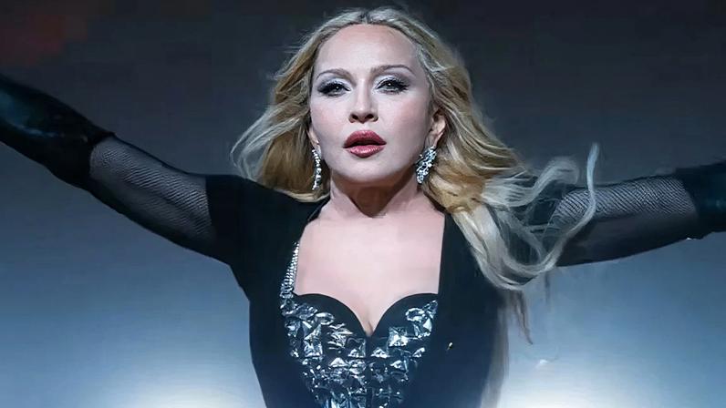 Madonna em seu novo curta Confessions II: rainha fashion (Reprodução insternet/Reprodução)