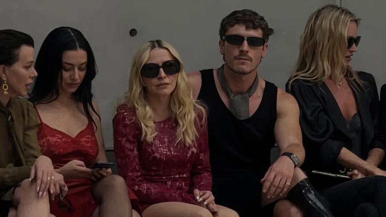 Madonna, Kate Moss, Charli XCX e mais: desfile da Saint Laurent reúne famosos na primeira fila — Foto: Reprodução/Instagram