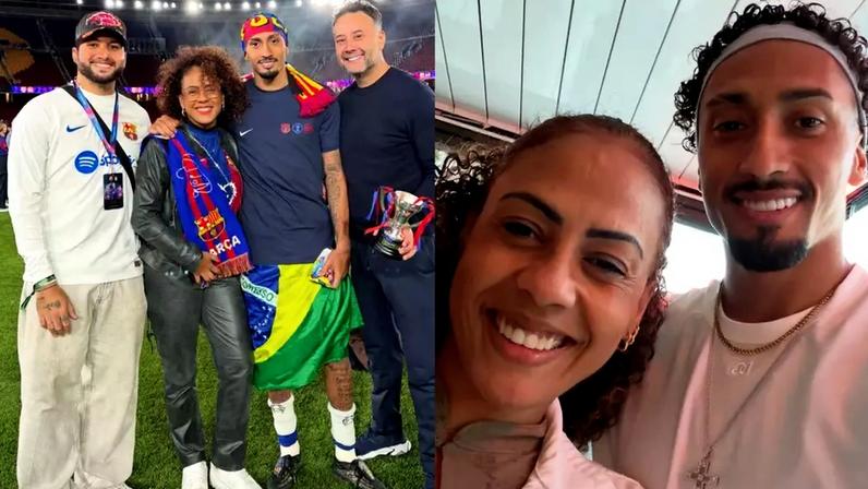 Mãe de Raphinha nega problemas familiares e comenta lesão e infância da Seleção
