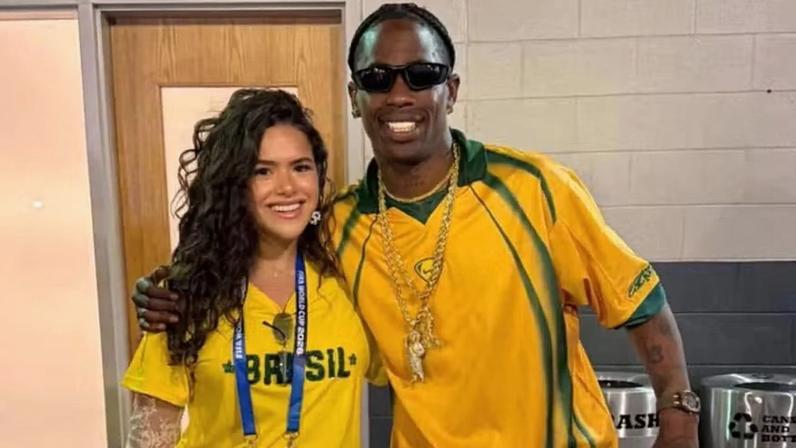 Maisa Silva e Travis Scott — Foto: Reprodução/Instagram