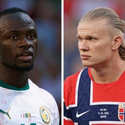 Mané e Haaland: realidades sociais opostas, futebol em evidência