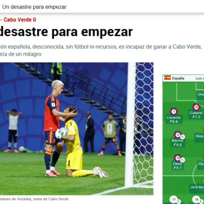 Imprensa internacional reage ao empate histórico entre Cabo Verde e Espanha