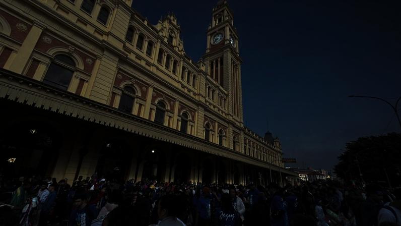 Marcha para Jesus reúne milhares de evangélicos nas ruas de SP — Foto: Paola Patriarca/g1