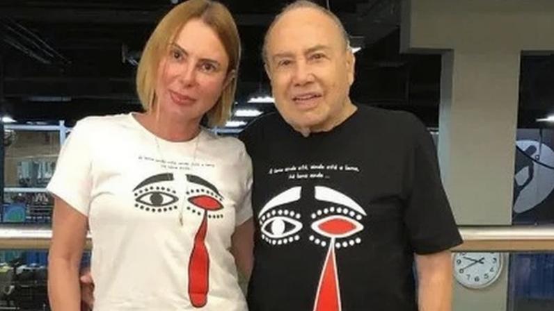 Stênio Garcia e esposa, Marilene Saade