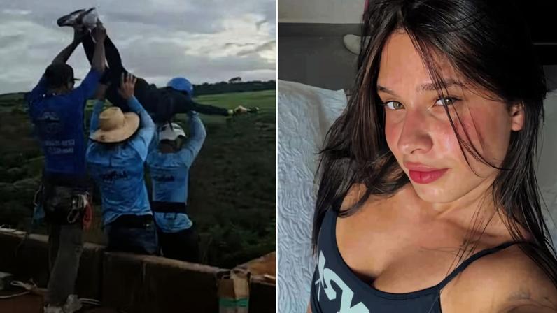 Maria Eduarda Rodrigues de Freitas, morta após ser lançada em rope jump — Foto: Reprodução