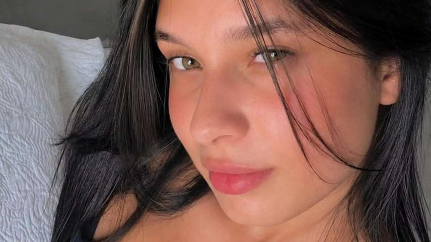 Maria Eduarda Rodrigues de Freitas durante um salto de rope jump em Limeira, no interior de São Paulo, chocou a internet