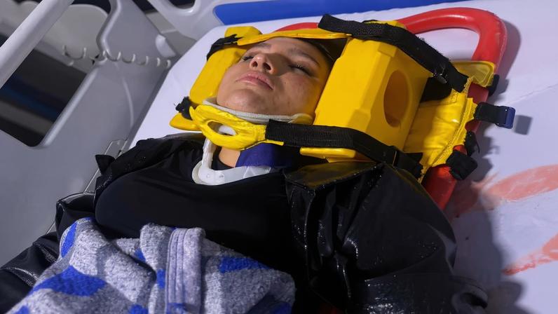Mariana Eustáquio, agredida após jogo da Copa