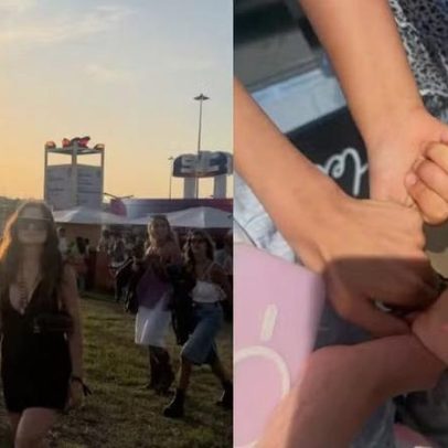 Vanessa Giácomo curte Rock in Rio Lisboa com os filhos