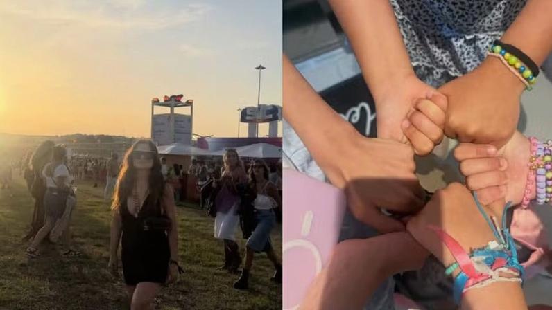 Vanessa Giácomo curte Rock in Rio Lisboa com os filhos — Foto: Reprodução/Instagram
