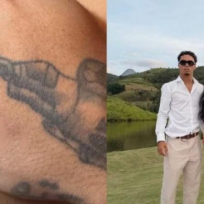 Filho de Ronaldinho Gaúcho faz tatuagem em homenagem a Giovanna Buscacio