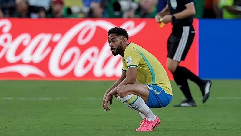 Matheus Cunha teve atuação discreta em empate do Brasil com Marrocos