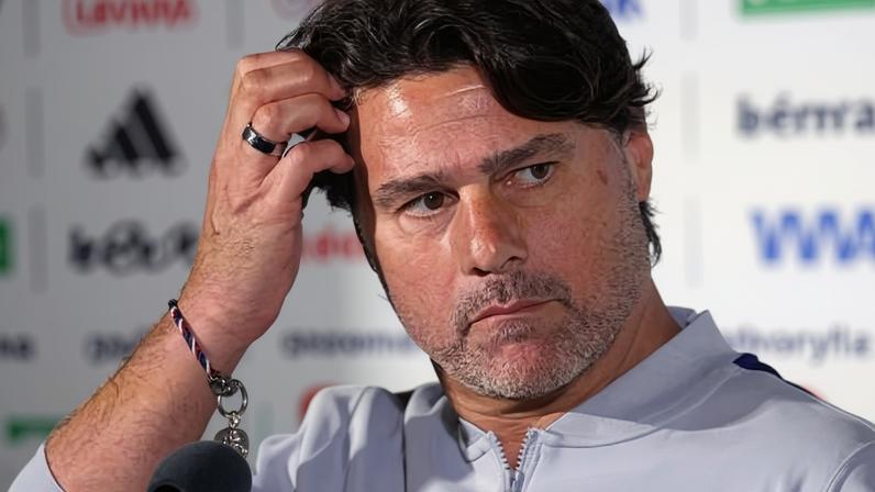Mauricio Pochettino, técnico dos Estados Unidos, em entrevista coletiva