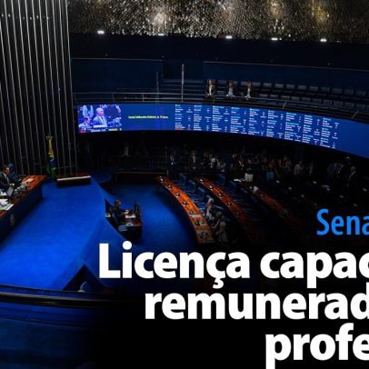 Senado aprova licença de capacitação remunerada para professores