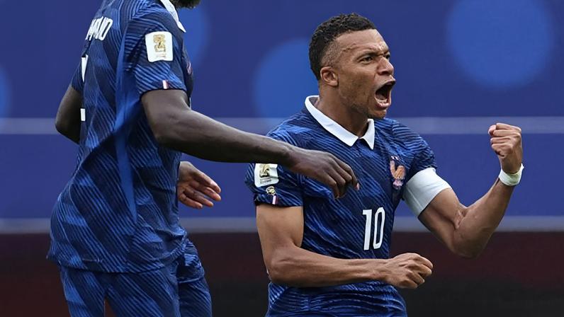 Mbappé comemora gol da França sobre Iraque na Copa do Mundo 2026