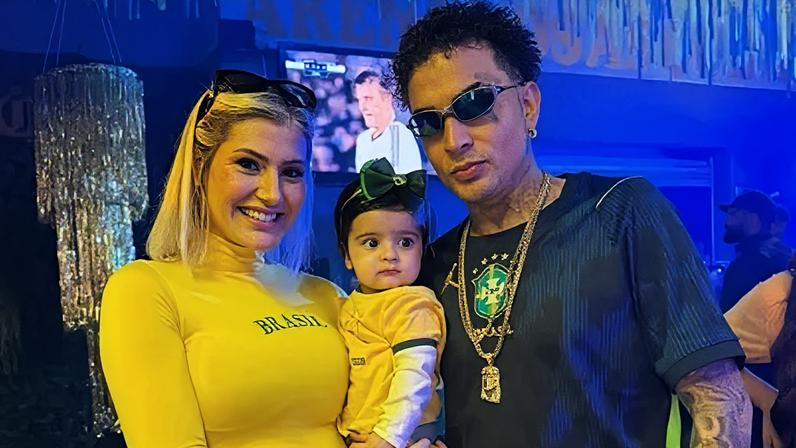 MC Guimê se pronunciou sobre situação envolvendo a esposa, Fernanda Stroschein, e a filha, Yarin