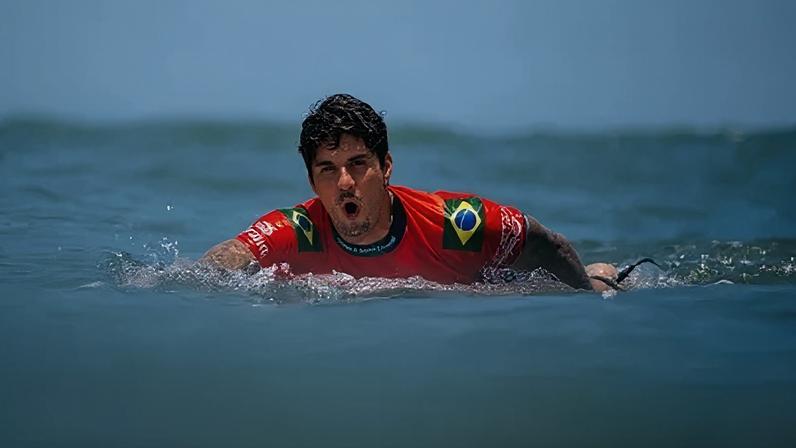 Gabriel Medina em ação