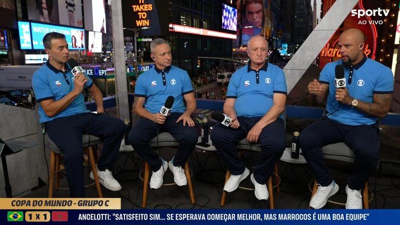 Felipe Melo criticou a atuação da seleção brasileira — Foto: Reprodução