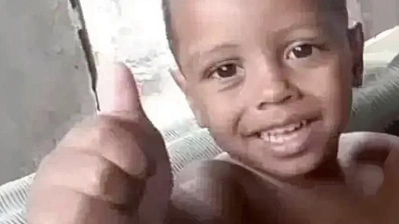 O menino Kaleb da Cruz, morto em 2024 (//Reprodução)