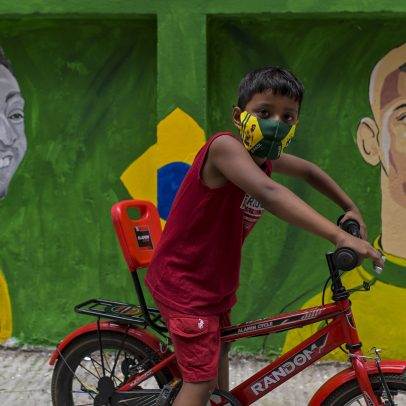 Bangladesh se pinta de verde e amarelo para a Copa do Mundo
