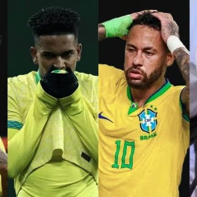 Lesões de Neymar e Wesley tiraram jogadores da seleção brasileira da Copa 2026