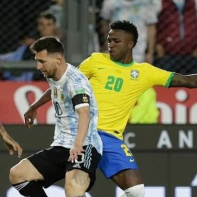 Vinicius Júnior é a cara do Brasil ao lado de Messi