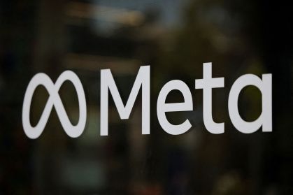 Logotipo da Meta no Meta Lab em Los Angeles, Califórnia, EUA, em 20 de maio de 2026