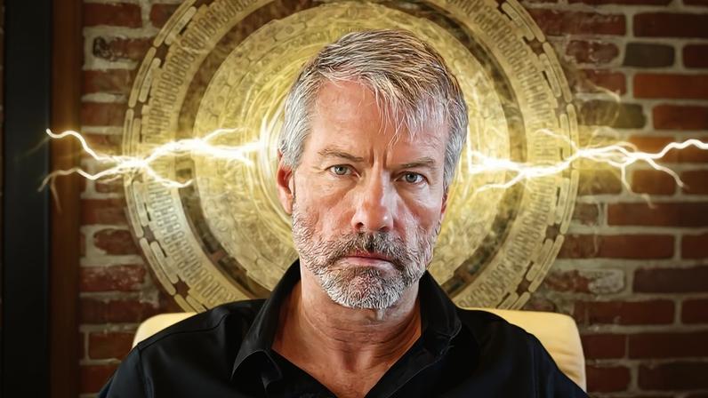Meme de Michael Saylor, guru cripto e dono da Strategy, publicado em seu perfil no X (ex-Twitter) — Foto: Reprodução/@saylor