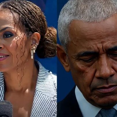 Barack Obama se emociona com discurso de Michelle Obama
