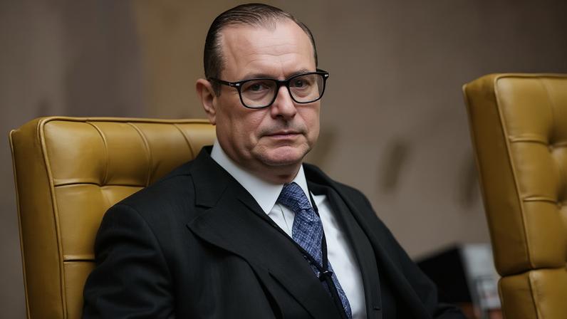 Ministro Cristiano Zanin em sessão plenária do STF