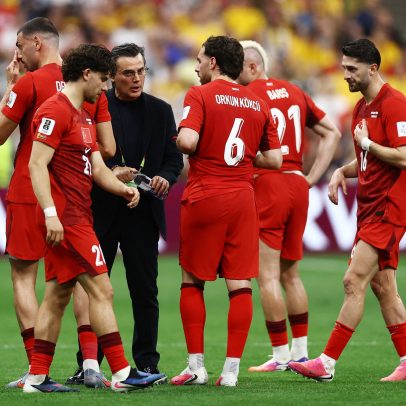 Técnico da Turquia lamenta derrota contra a Austrália na estreia da Copa